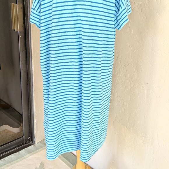 Cut Loose Women's L Cotton/Linen Short Sleeve T-Shirt Dress - Picture 7 of 14